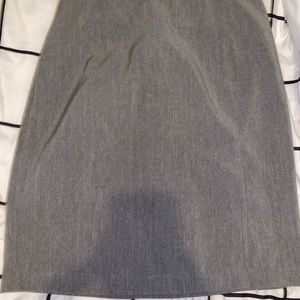 Size Small Grey Pencil Skirt